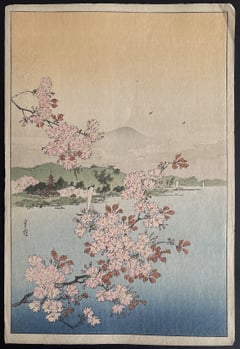 Cherry Trees above the Water