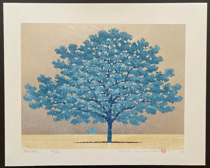 Blue Tree by Hajime Namiki