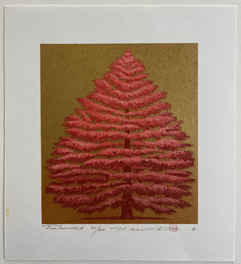 Tree scene 152A by Hajime Namiki