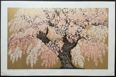 Weeping Cherry of Kuonji in Minobu Mountain