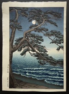 Moon at Enoshima Beach