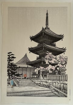 The Pagoda of Kiyomizu Temple in Kyoto