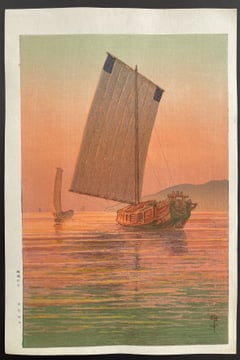 Boats in the Sunset Glow