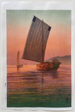 Boats in the Sunset Glow