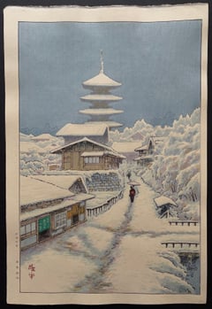 Pagoda in Snow
