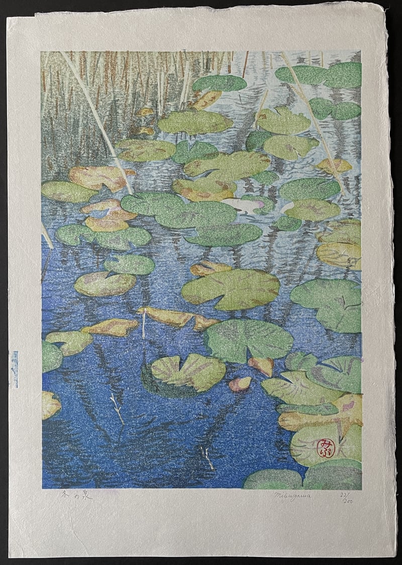 Winter Pond by Junichi Mibugawa