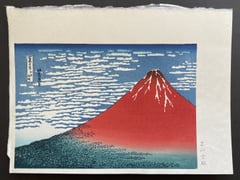 Fine Wind, Clear Morning - Red Fuji (reprint, small version)