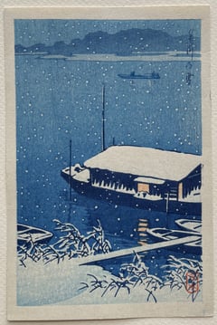 Snow at Arakawa River