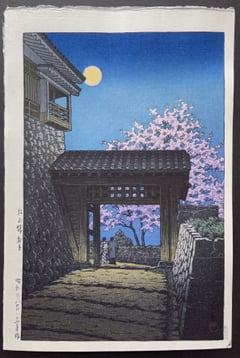 Full Moon over Matsuyama Caste