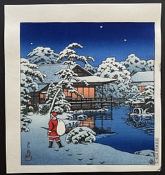 Santa in the Snow