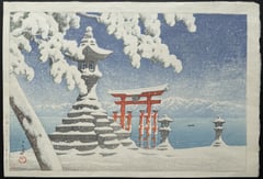 Snow at Itsukushima