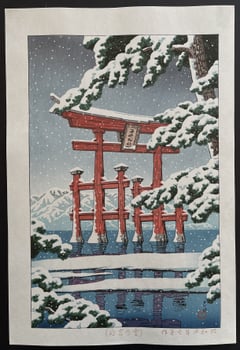 Snow at Miyajima