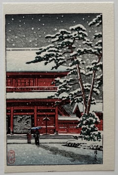 Zojo Temple in Snow