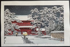 Snow at Zojo Temple