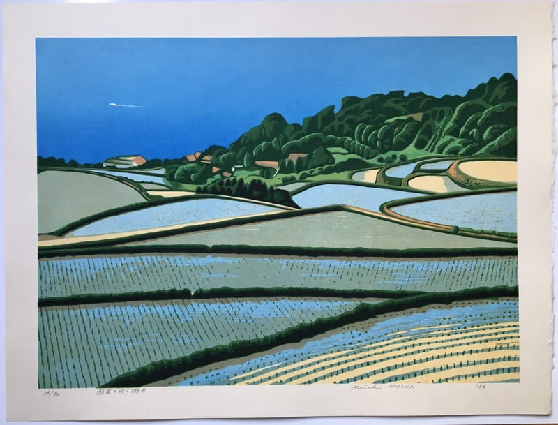 Rice Terraces Where the Sea Breeze Blows by Koichi Maeda