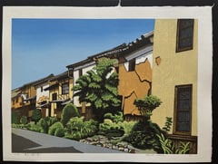Street with Yellow Wall.