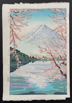 Mount Fuji and Lake Kawaguchi