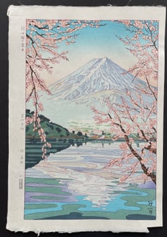 Mount Fuji and Lake Kawaguchi