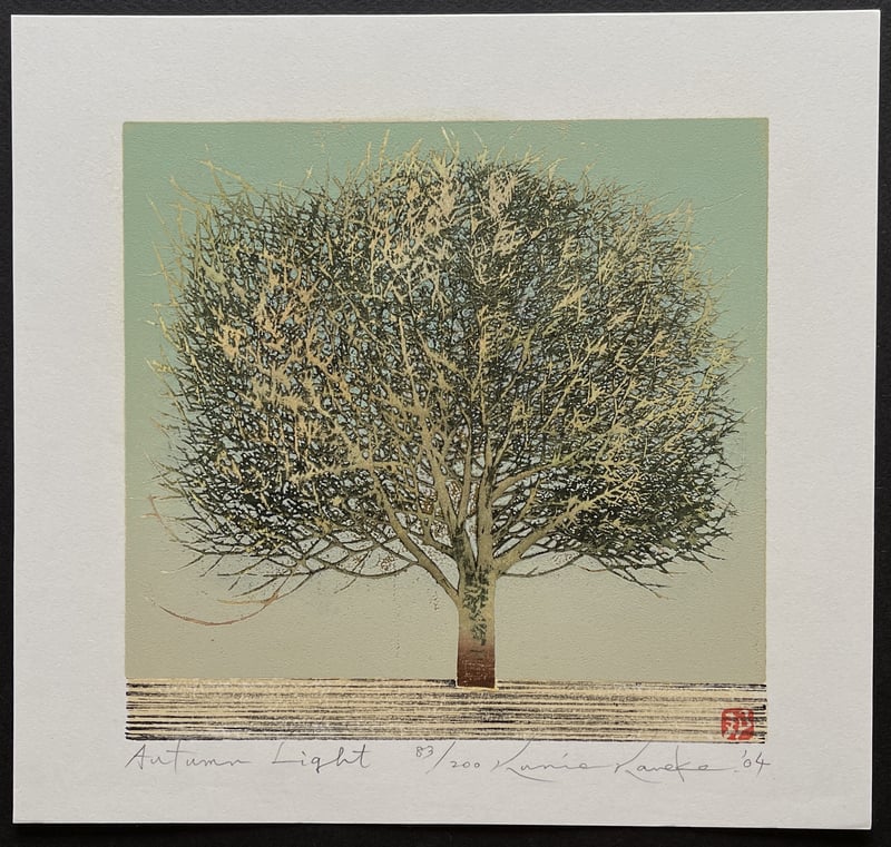 Autumn Light (Tree) by Kunio Kaneko