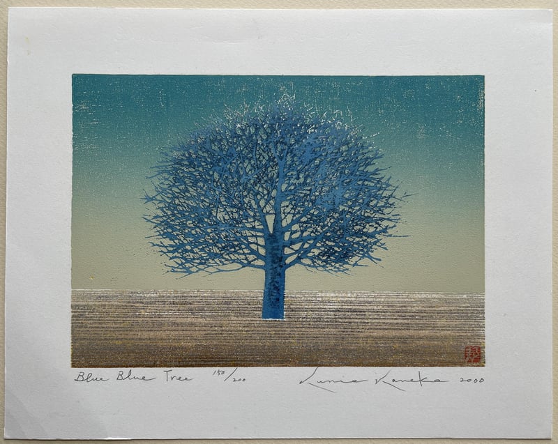 Blue Blue Tree by Kunio Kaneko