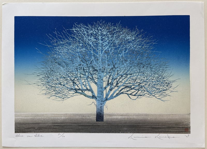 Blue On Blue by Kunio Kaneko