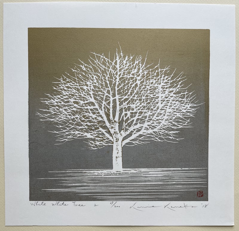 White White Tree 2 by Kunio Kaneko