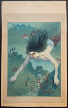 The Heroine Matsukaze in Matsukaze murasame sokutai kagami