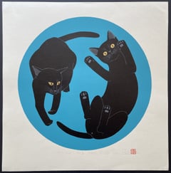 Cat Action 4 - Black Cat