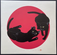 Cat Action 5 - Black Cat