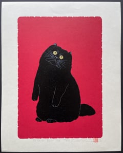 Cat Poses 16 - Black Cat