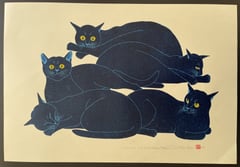 Cat Series (218) Blue