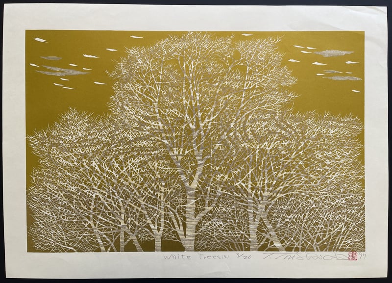 White Trees (4) by Nishida Tadashige