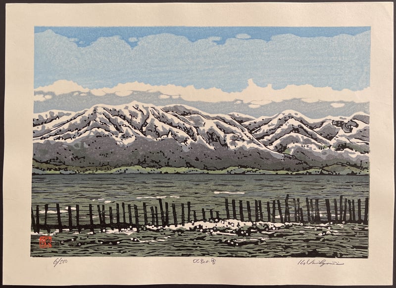 Snow in Hira by Nishijima Katsuyuki