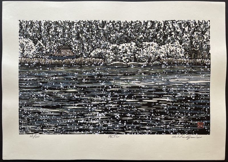 Snowflakes in the Wind by Nishijima Katsuyuki