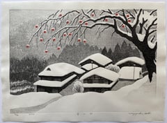 Village in Snow