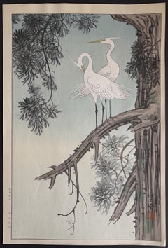Egrets on a Branch