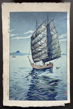 Seto Inland Sea in Moonlight