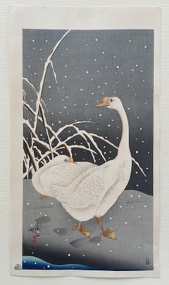 Geese in Snow