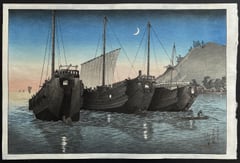 Junks in Inatori Bay, Izu 