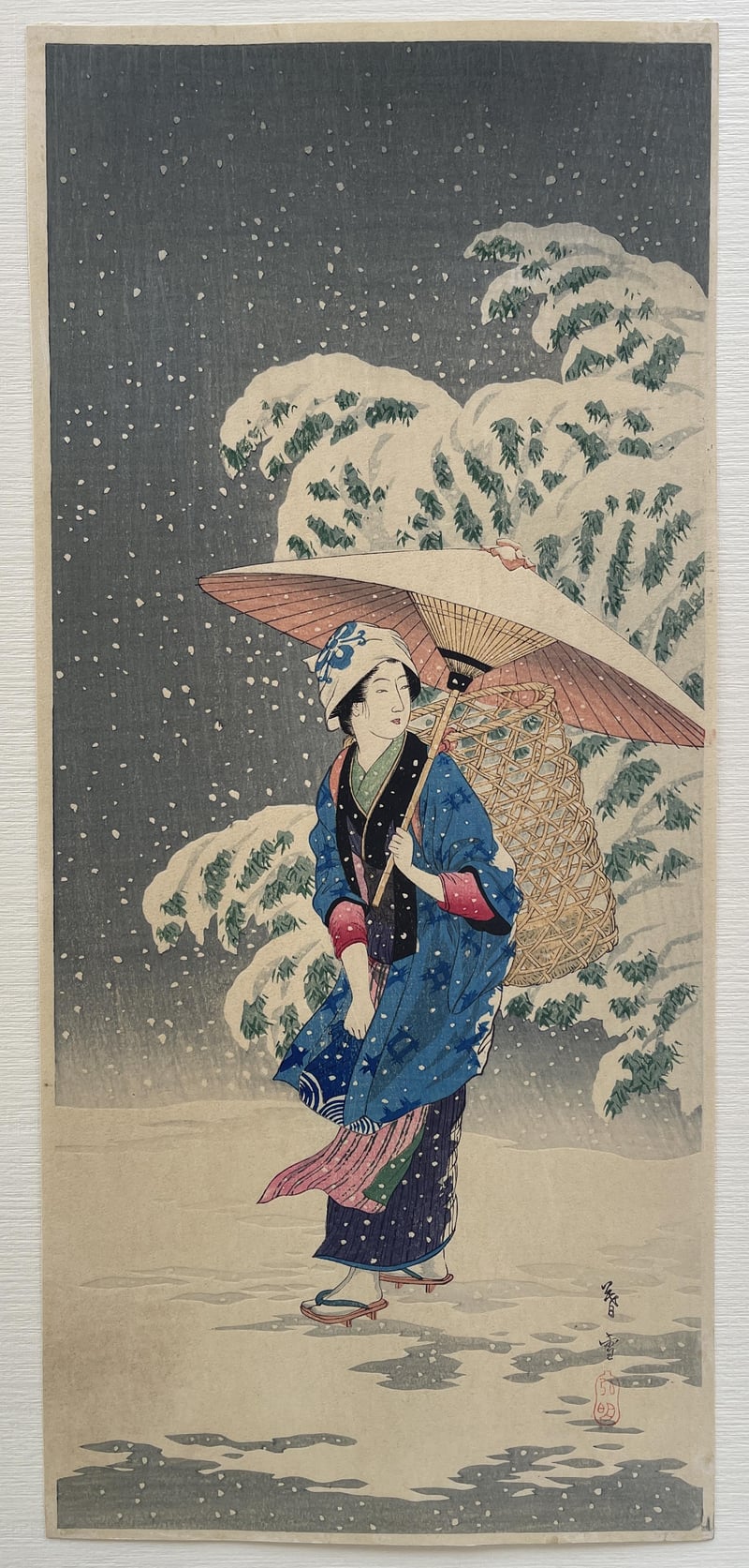 Spring Snow by Takahashi Shotei