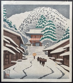 Kurama Temple in Snow
