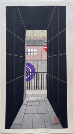 An Umbrella in the Alleyway