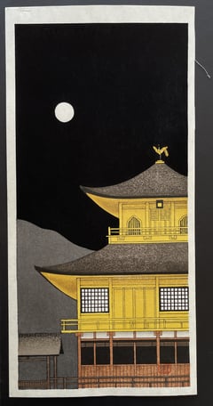 Kinkaku-Ji in moonlight