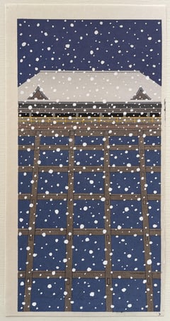 Kiyomizu Temple in Snow (Signed)