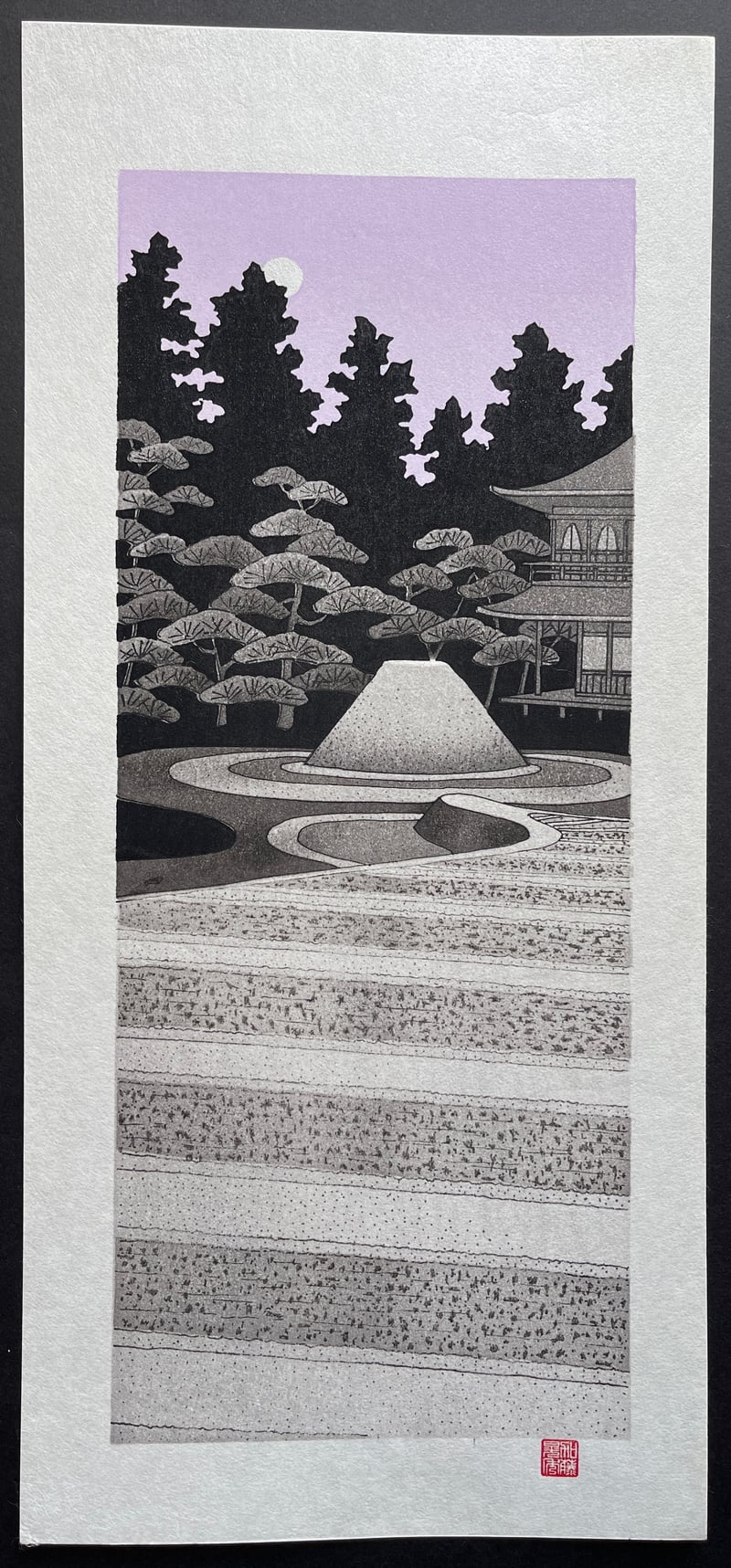 Moonlight at Ginkaku-ji Temple by Teruhide Kato