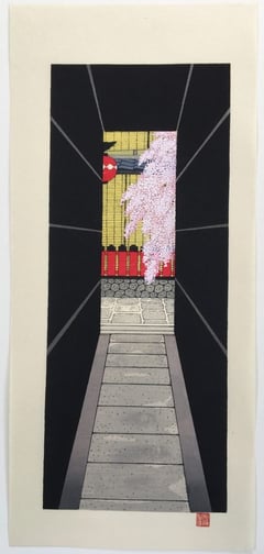 Sakura Blossoming in the Alley