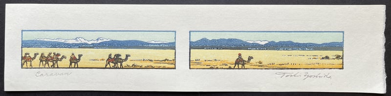 Caravan by Toshi Yoshida