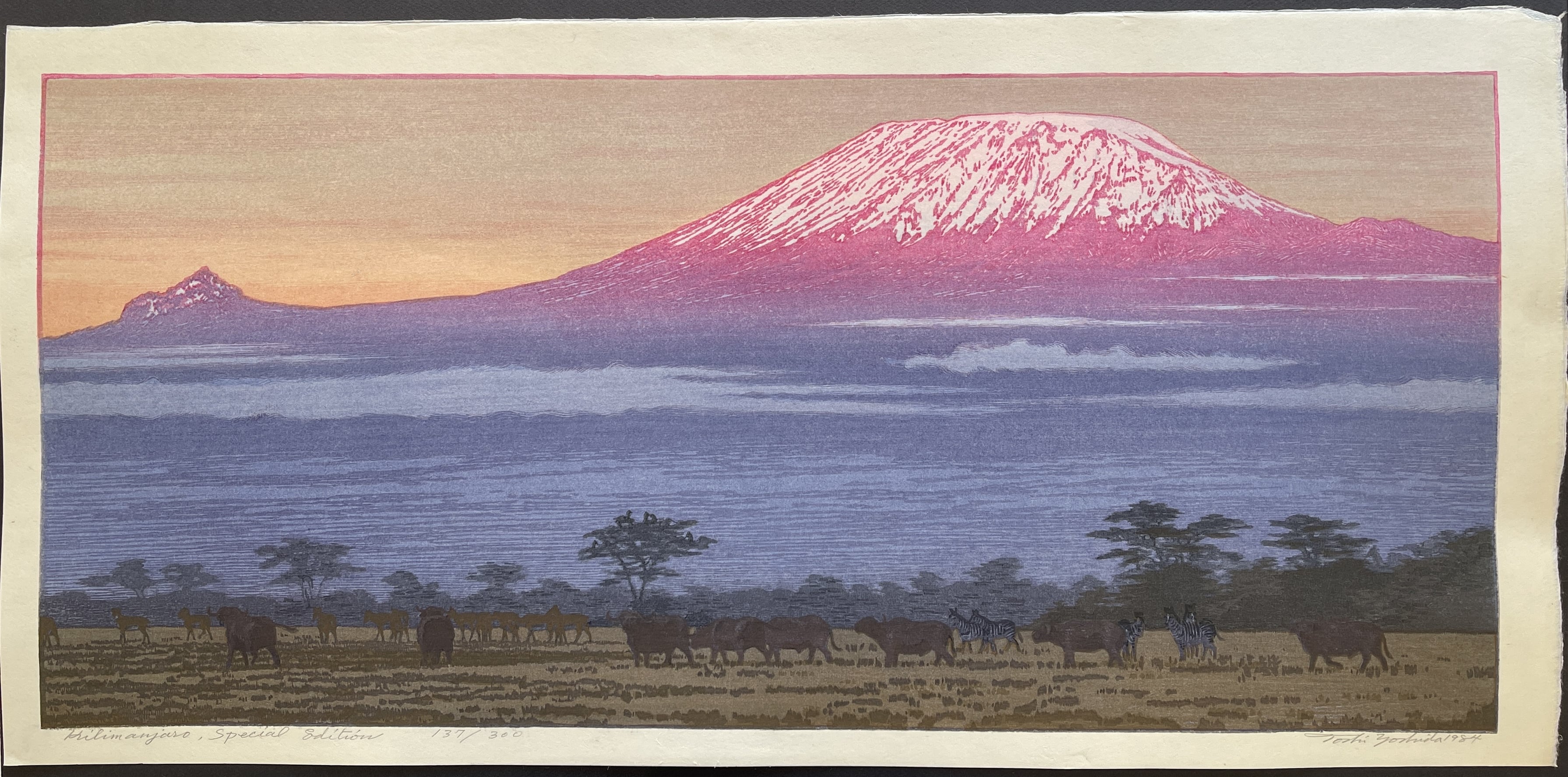Kilimanjaro (Signed) by Toshi Yoshida — Nipponprints