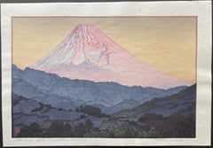 Mt. Fuji from Nagaoka, Morning (Heisei)