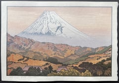 Mt. Fuji from Nagaoka, Winter (Heisei)